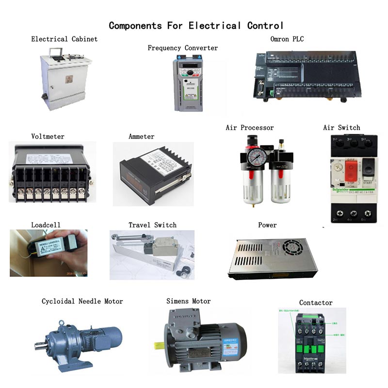 Peças sobressalentes de controle elétrico para máquinas de tijolos Peças sobressalentes de controle elétrico para máquinas de tijolos