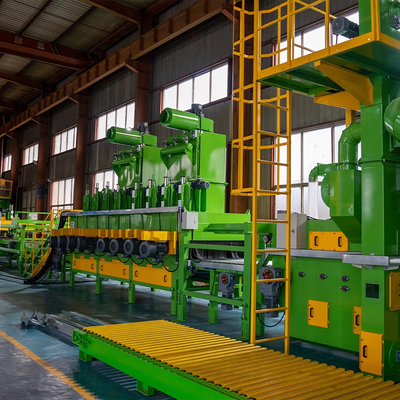 Máquina de tratamento de superfície de ondulação de sopro automático de tijolo de concreto de cimento