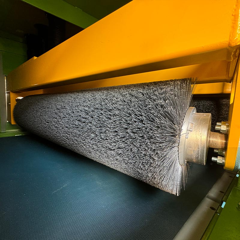 Máquina de tratamento de superfície de ondulação de sopro automático de tijolo de concreto de cimento