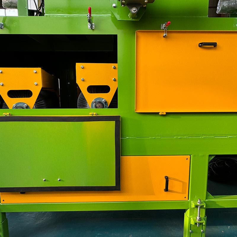 Máquina de tratamento de superfície de ondulação de sopro automático de tijolo de concreto de cimento