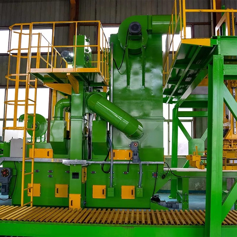 Máquina de tratamento de superfície com jateamento de tijolo de concreto de cimento