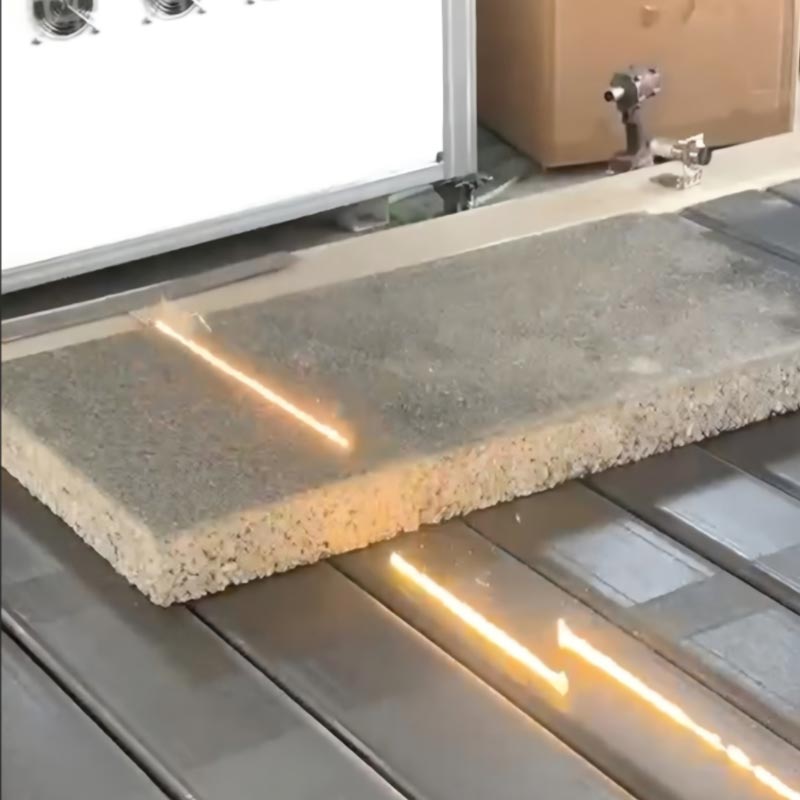 Máquina de tratamento de superfície a laser para pavimentação de concreto