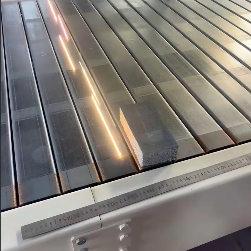 Máquina de tratamento de superfície a laser para pavimentação de concreto