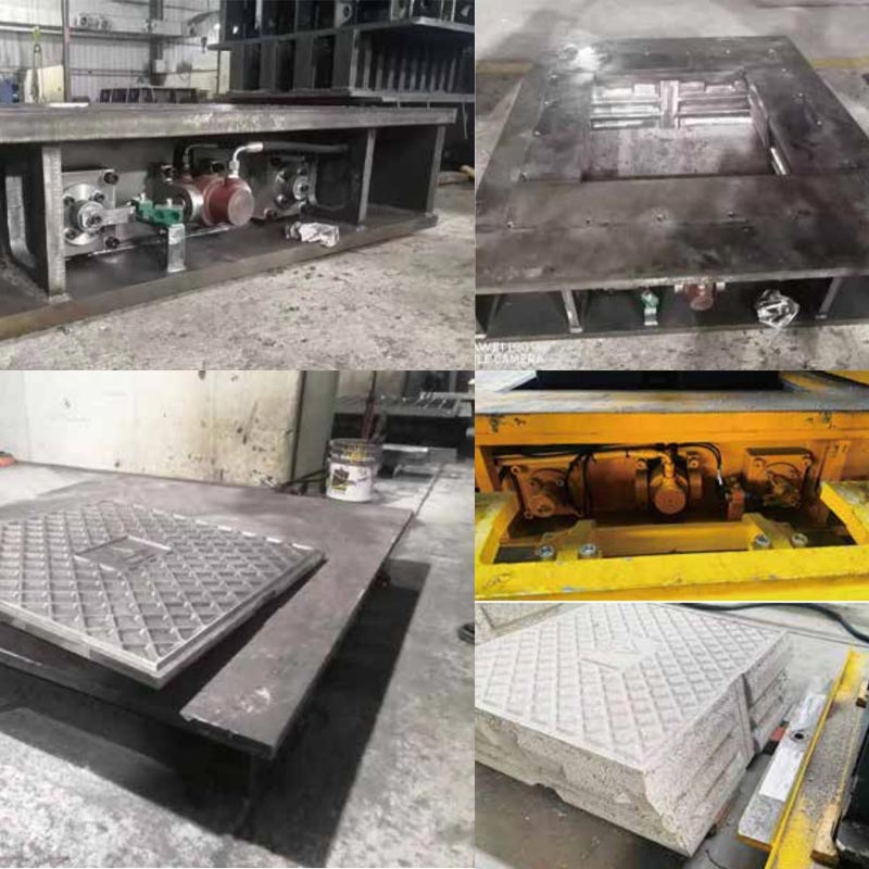 Molde de tijolo de concreto personalizado Molde de tijolo de concreto personalizado